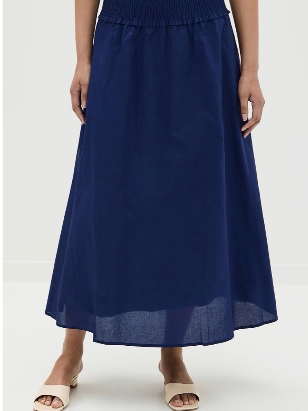 Hill House Delphine Nap Skirt in Navy